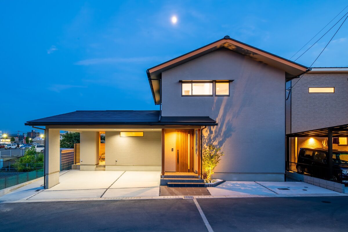 お洒落なガレージハウス