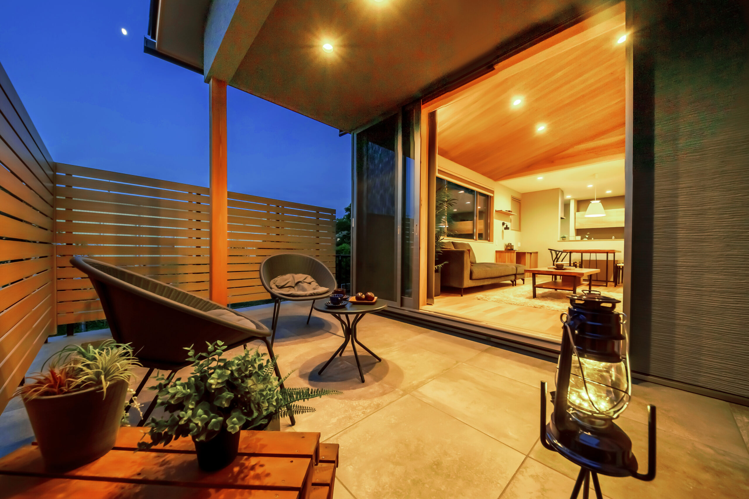 お洒落なガレージハウス