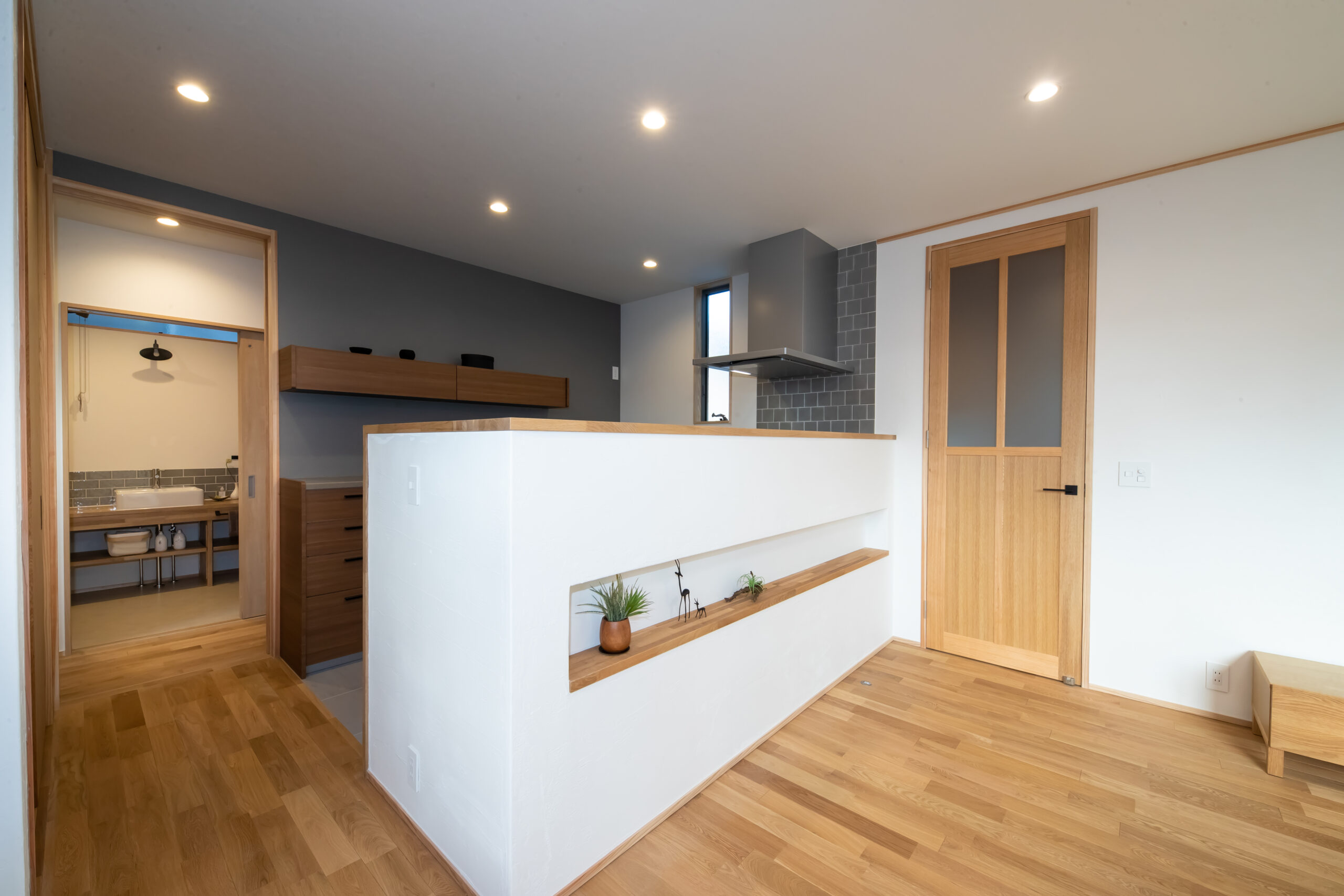 プライベートテラスのある家