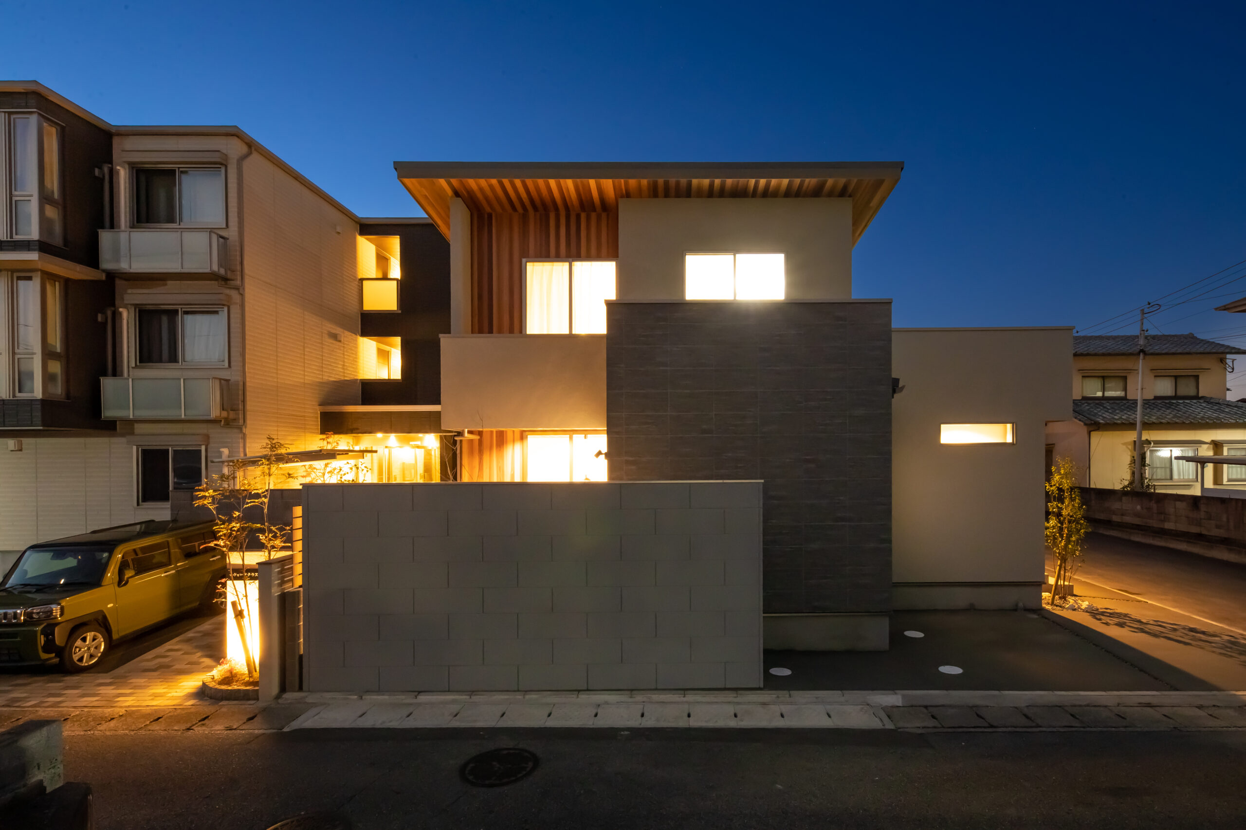 プライベートテラスのある家